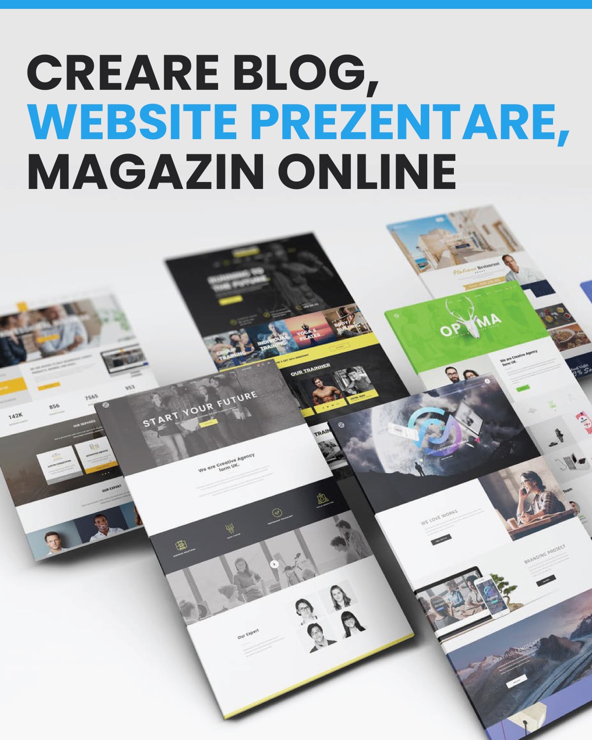 agentie web design creare magazine online cheie